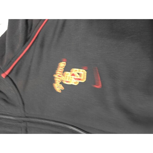 VTG 90s Y2K Nike USC Red Black Zip-up Sweater Women Sz Small Fit Rare! Youth XL - Picture 2 of 9